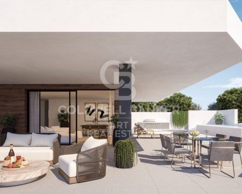 Sophisticated penthouses, villas with gardens and luxury flats in El Higueron, Fuengirola