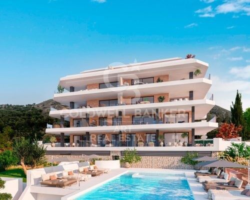 Sophisticated penthouses, villas with gardens and luxury flats in El Higueron, Fuengirola
