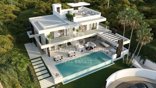 Luxury villa project with plot in prestigious Guadalmina Baja, Marbella