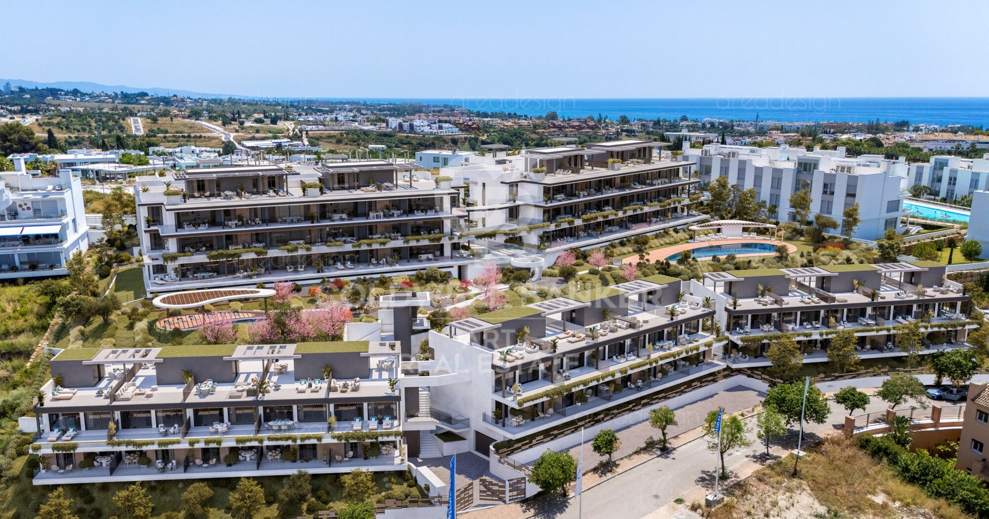 Newly built homes in one of the most exclusive areas of Estepona