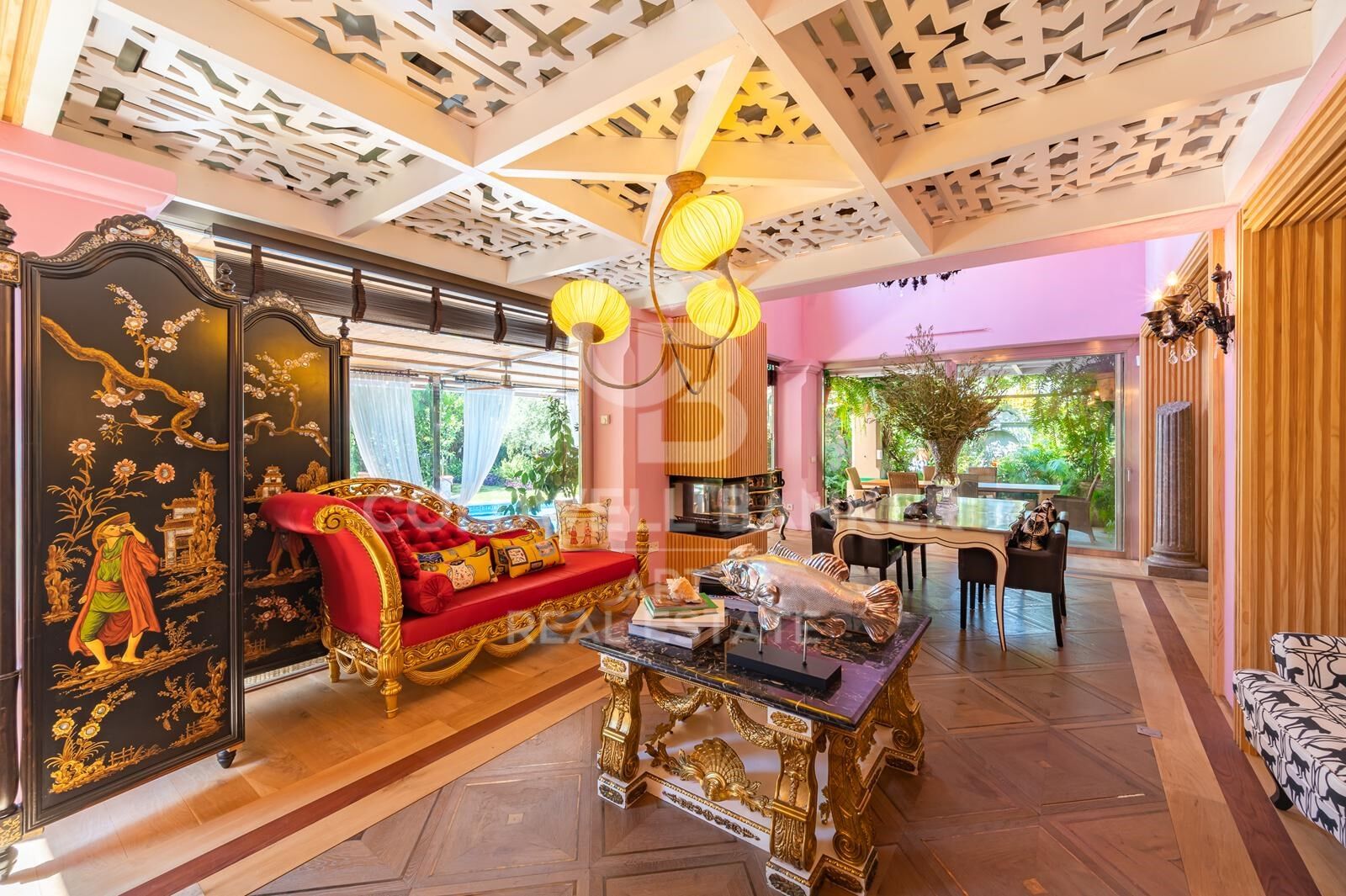 Elegante Villa im mediterranen Stil mit Blick auf La Concha auf der Golden Mile, Marbella