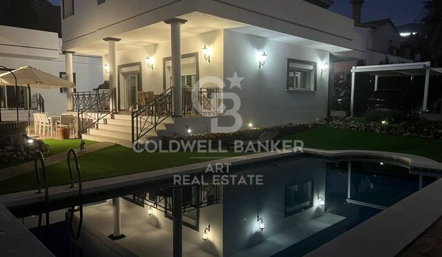 Spacious family villa with pool, views, and large plot in Xarblanca, Marbella