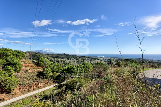 Scenic 5,000m² rural plot with sea & mountain views - Los Reales, Estepona
