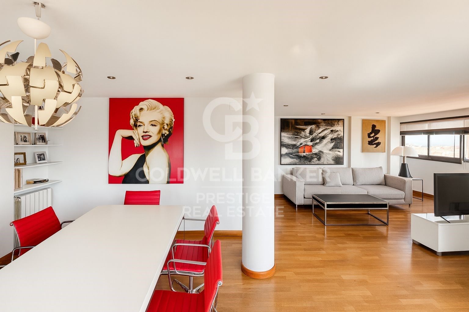 Ático con vistas al mar en la zona alta de Barcelona