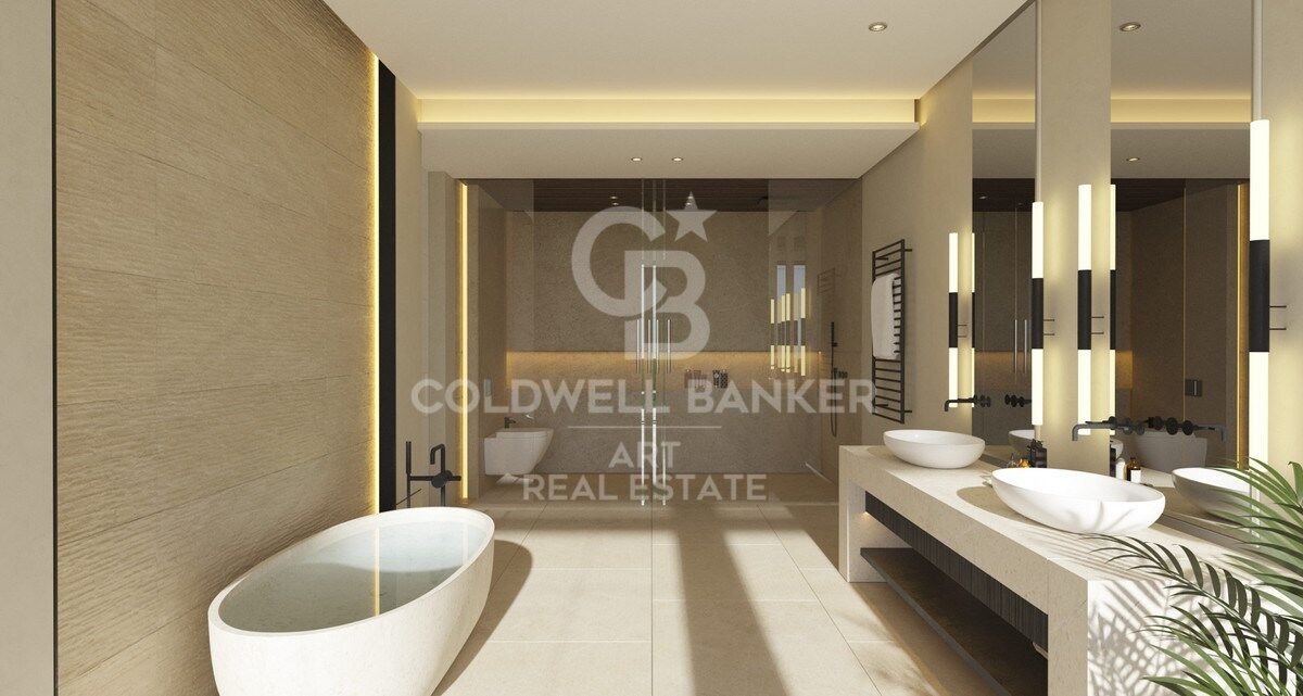 Luxury frontline golf villa under construction in La Quinta, Marbella