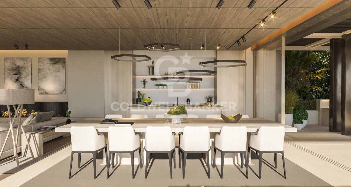 Villa de luxe en première ligne de golf en construction à La Quinta, Marbella