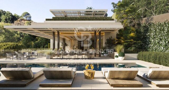 Villa de luxe en première ligne de golf en construction à La Quinta, Marbella