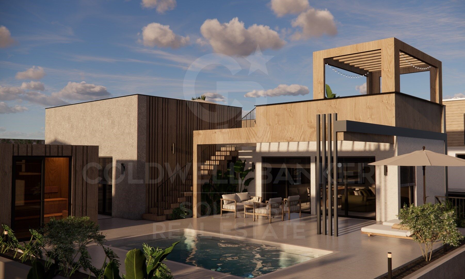 Modern villas in Polop - New build