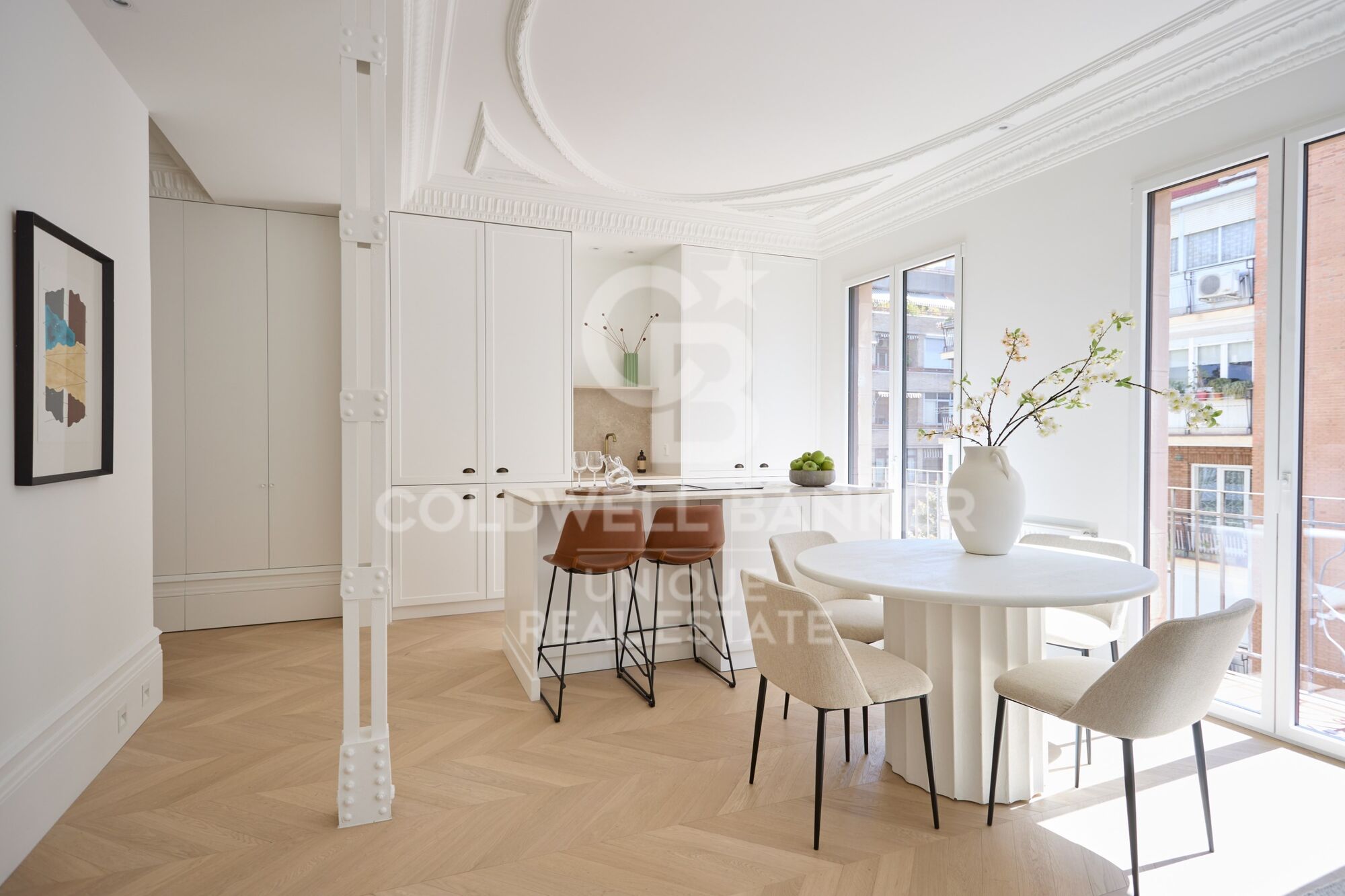 Piso de estilo clásico y reformado de 3 habitaciones en Lista, Madrid