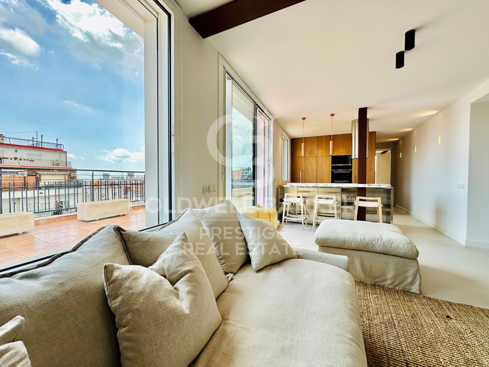 Penthouse de luxe exclusif à Les Corts avec terrasse de 100 m², Barcelone