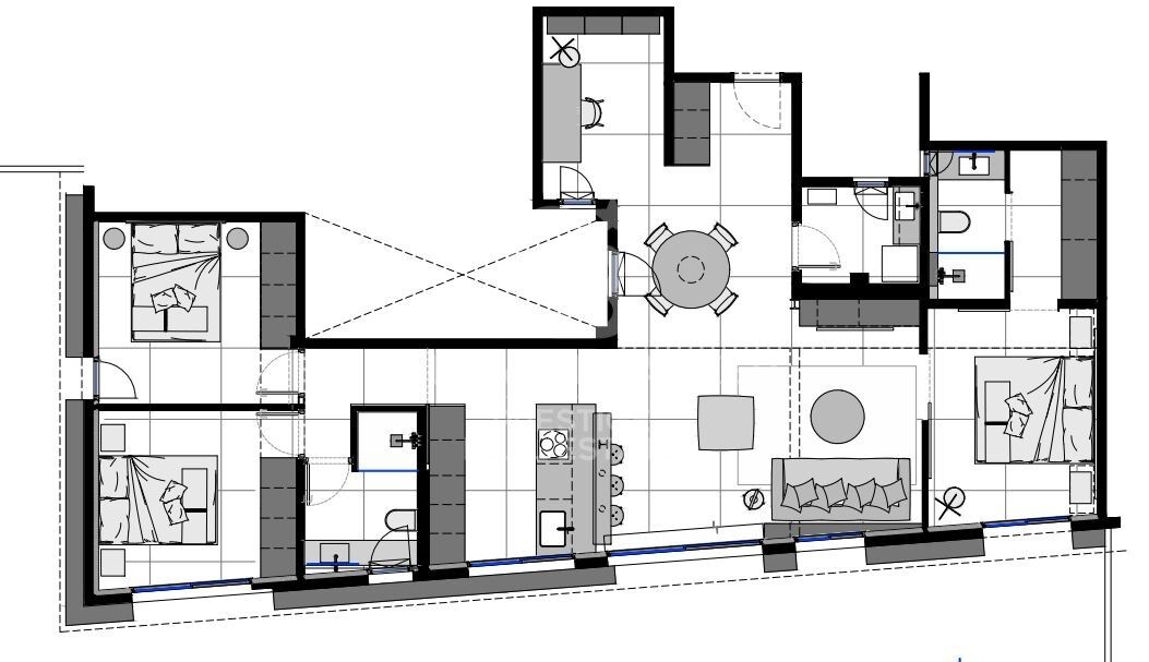 Exklusives luxus-penthouse in Les Corts mit 100 m² terrasse, Barcelona