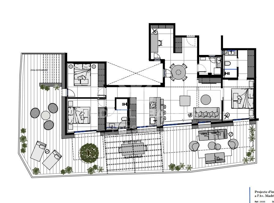 Exclusive luxury penthouse in Les Corts with 100 m² terrace, Barcelona