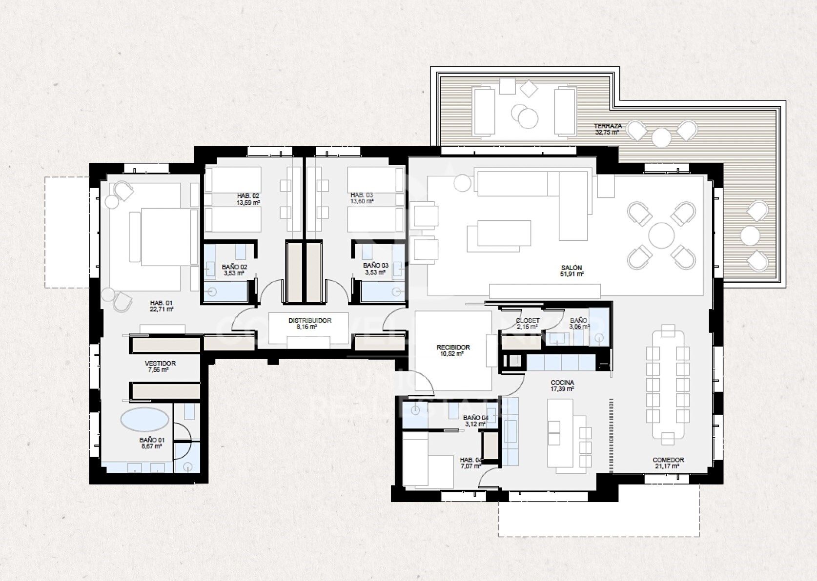 Residential project in El Viso, Madrid